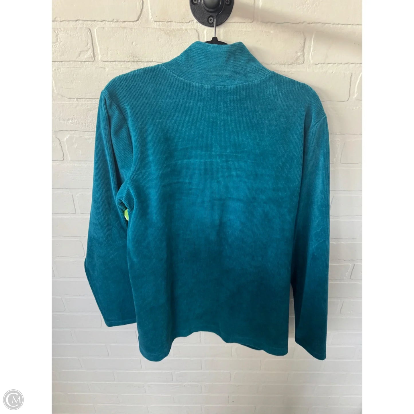 Sweatshirt Collar By Lands End In Blue, Size: L