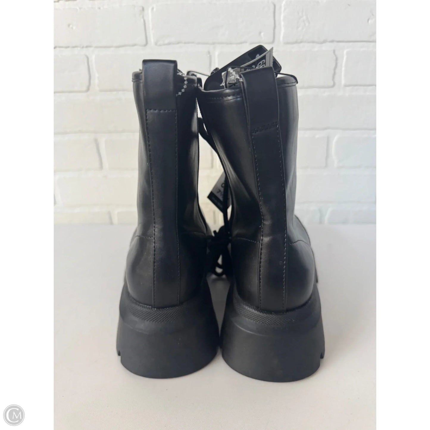 Boots Combat By No Boundaries In Black, Size: 7.5