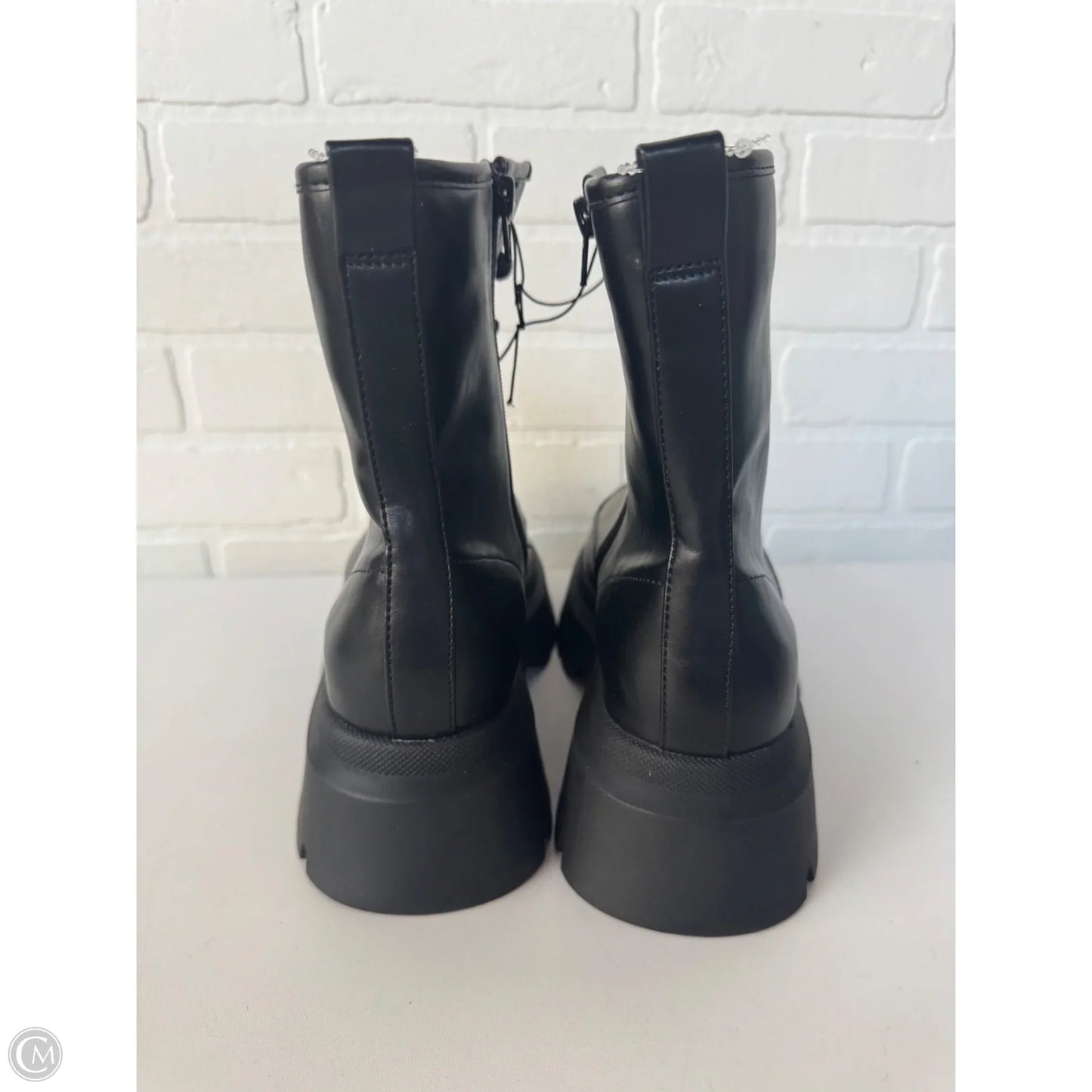 Boots Combat By No Boundaries In Black, Size: 9