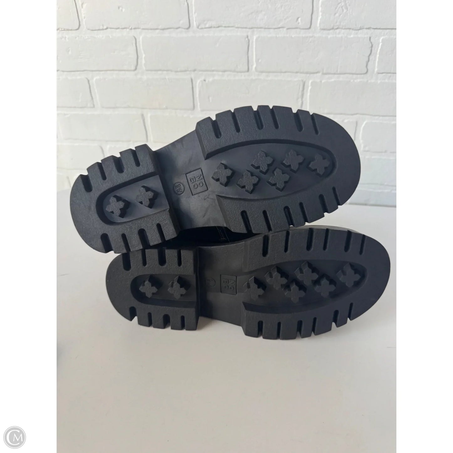 Boots Combat By No Boundaries In Black, Size: 9