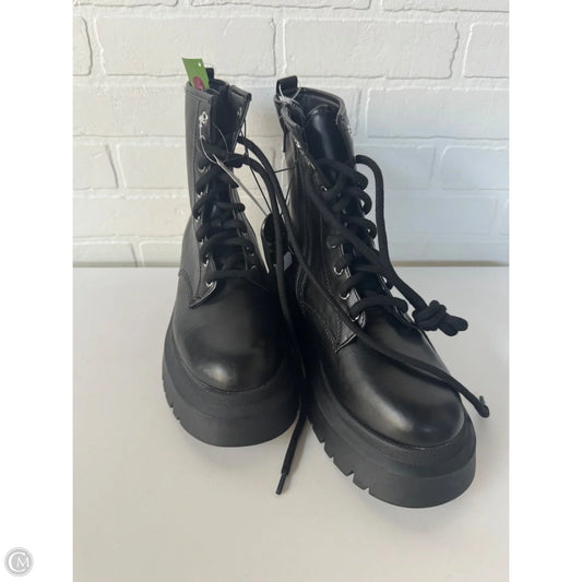 Boots Combat By No Boundaries In Black, Size: 8
