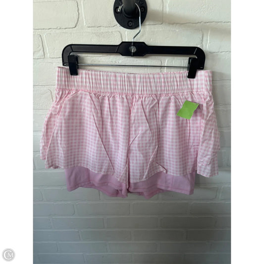 Athletic Shorts By Cmc In Pink & White, Size: 12