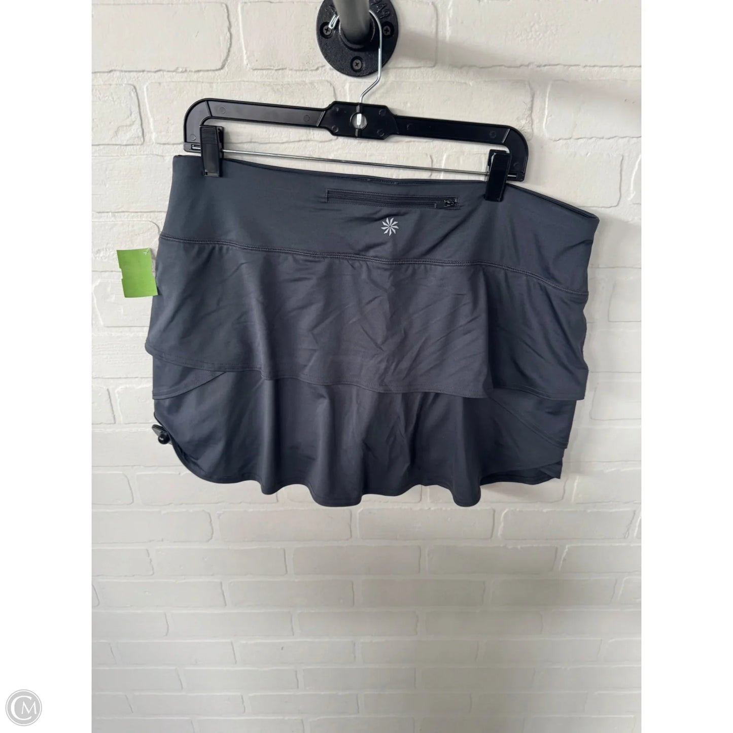 Athletic Skort By Athleta In Grey, Size: 16