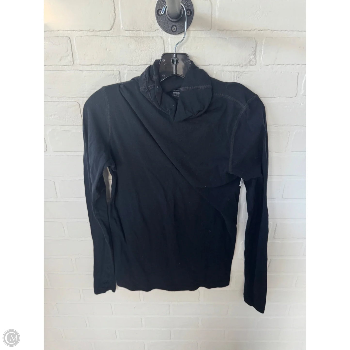 Top Long Sleeve Basic By Cabi In Black, Size: M