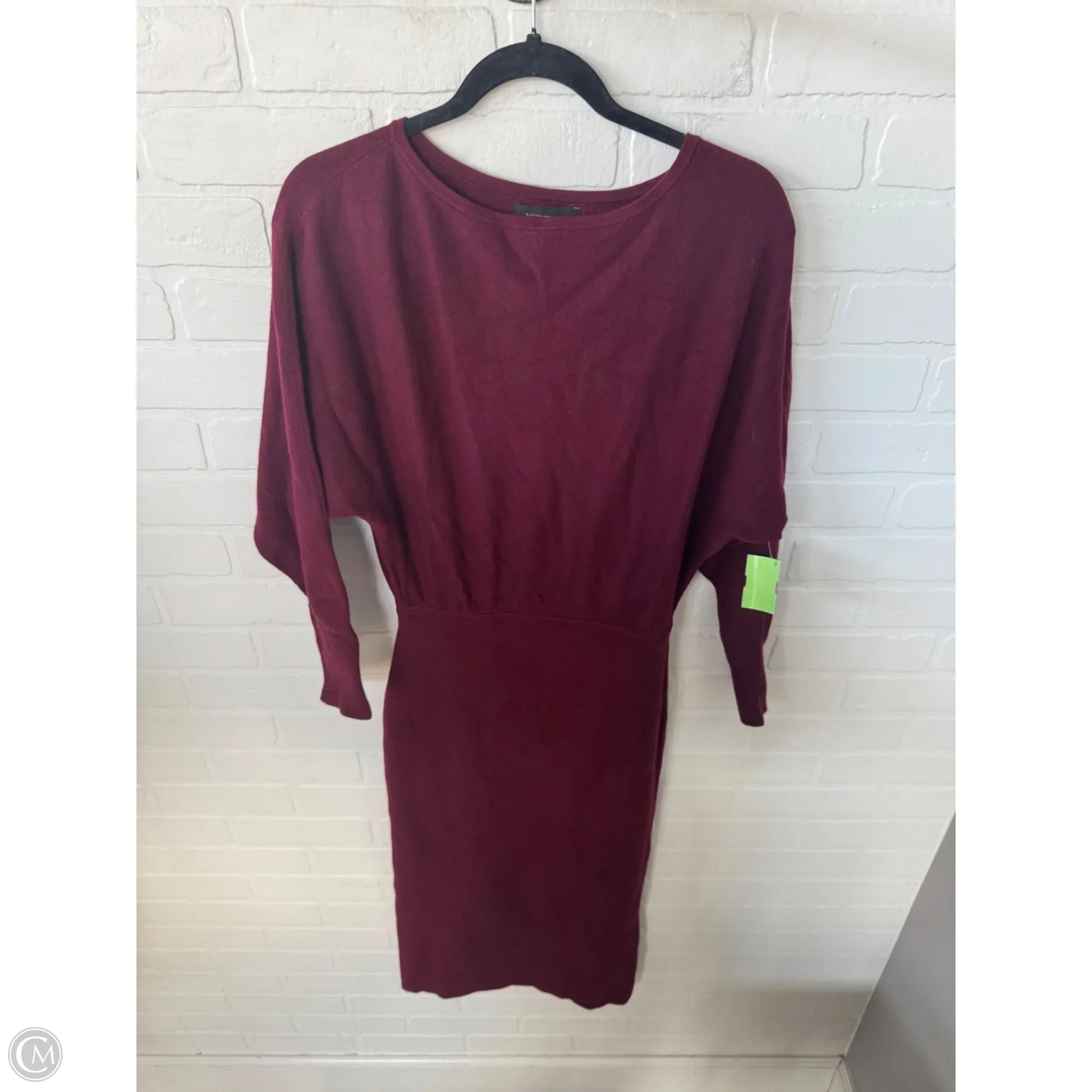 banana republic red sweater dress Cotton-Wool Mock-Neck Mini Sweater Dress