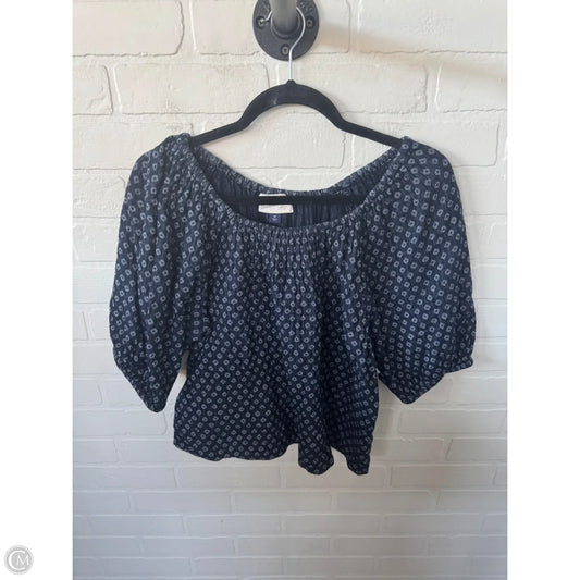 Top Short Sleeve By Universal Thread In Blue, Size: M