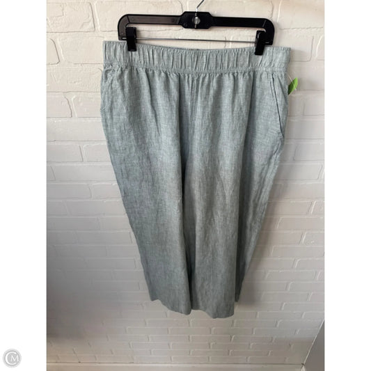 Pants Linen By Tahari In Green, Size: 16