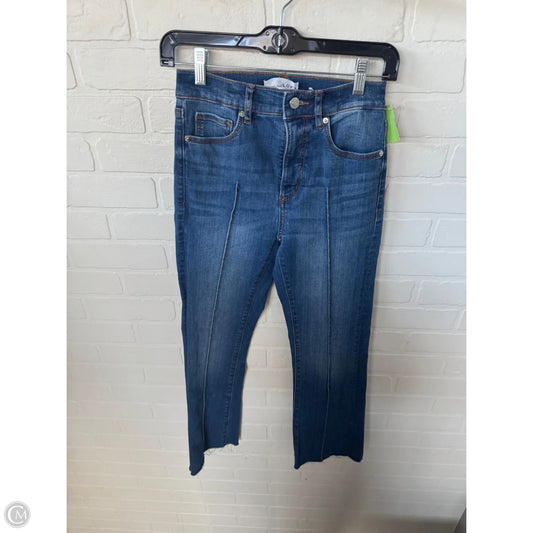 Jeans Boot Cut By Loft In Blue Denim, Size: 0