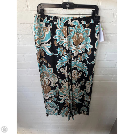 Pants Wide Leg By Karen Kane In Black & Blue, Size: 8