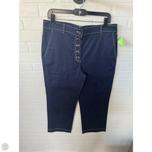 Pants Other By Loft In Blue & White, Size: 10