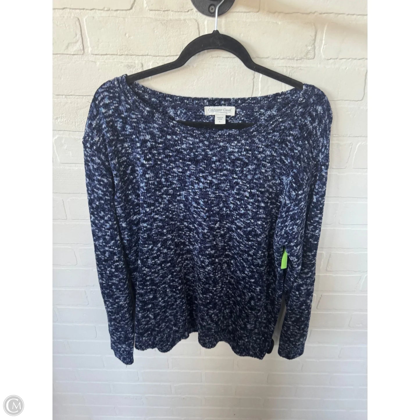 Sweater By Coldwater Creek In Blue, Size: L