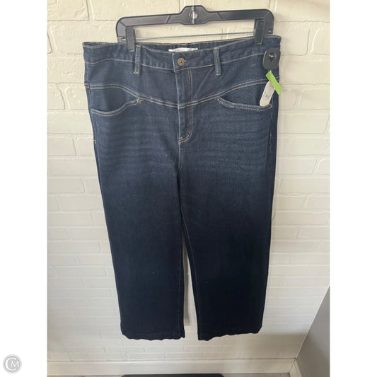 Jeans Wide Leg By Altard State In Blue Denim, Size: 14