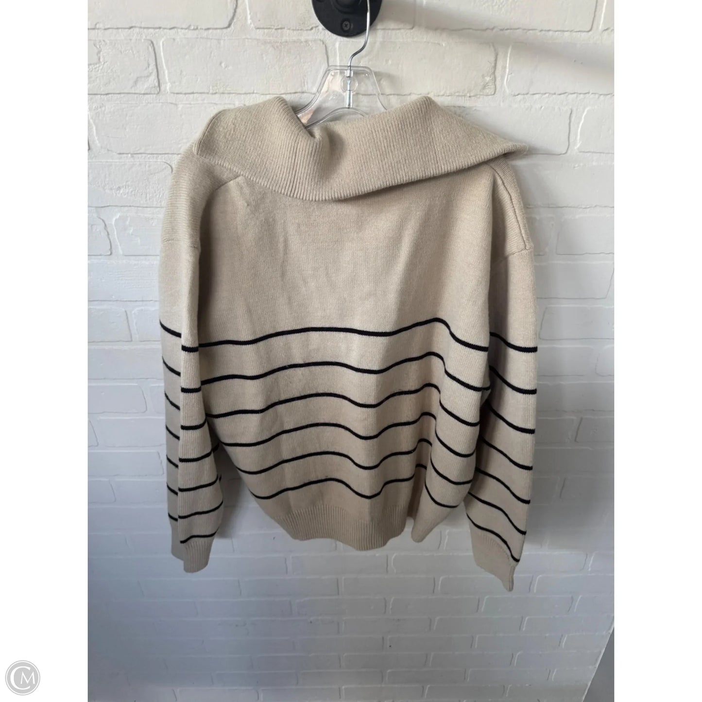 Sweater By Dazy In Black & Tan, Size: Xl