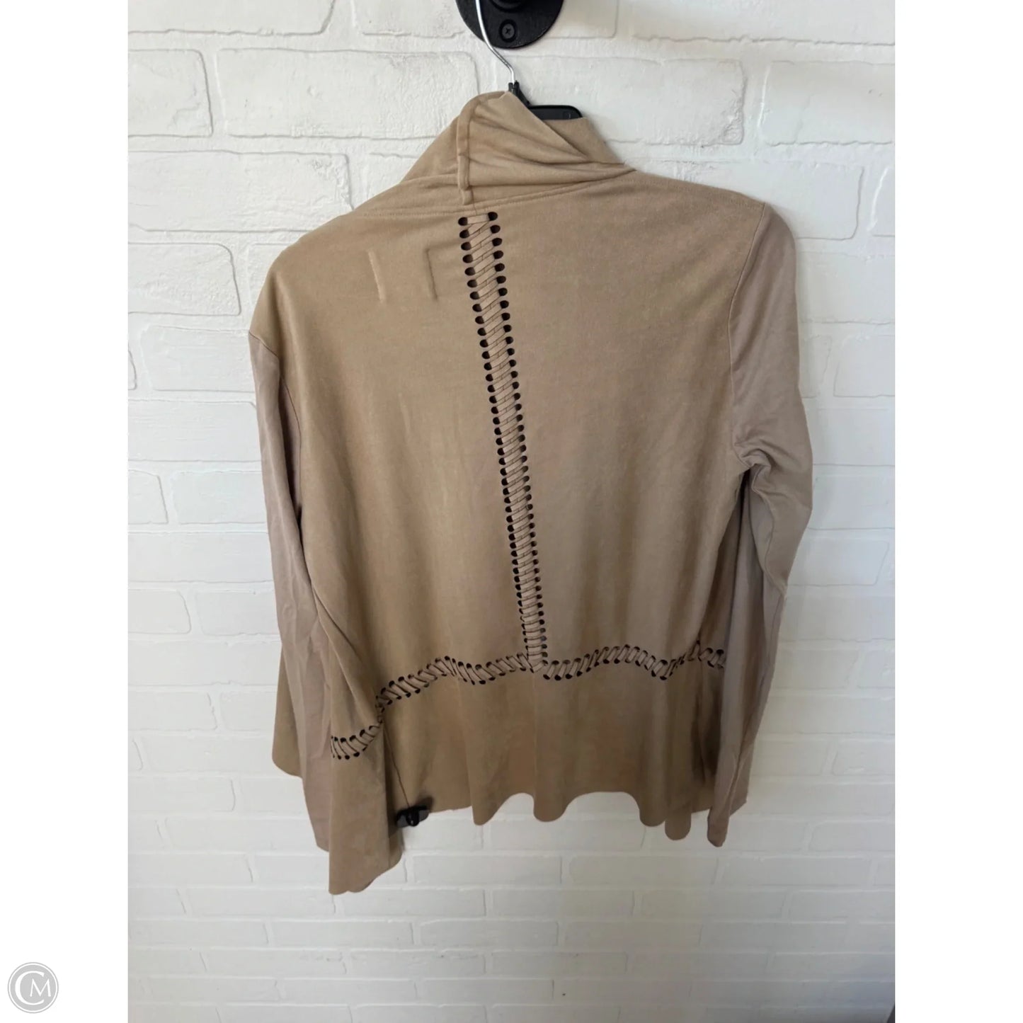 Blazer By Clothes Mentor In Tan, Size: M