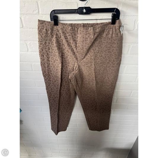Pants Other By Isaac Mizrahi Live Qvc In Brown, Size: 16
