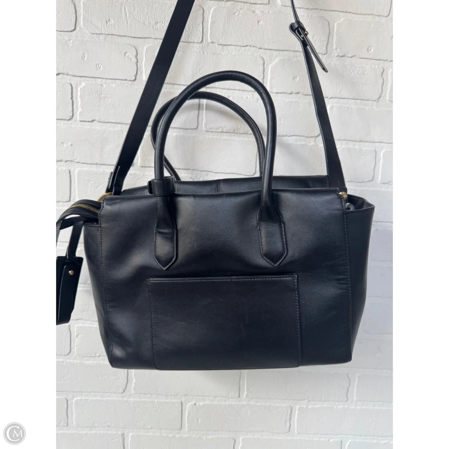 Handbag Leather By J. Crew, Size: Large