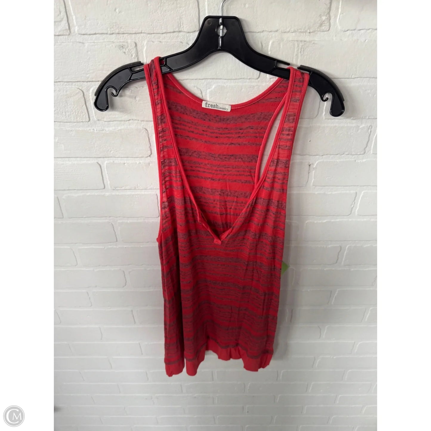 Top Sleeveless By Clothes Mentor In Grey & Red, Size: L