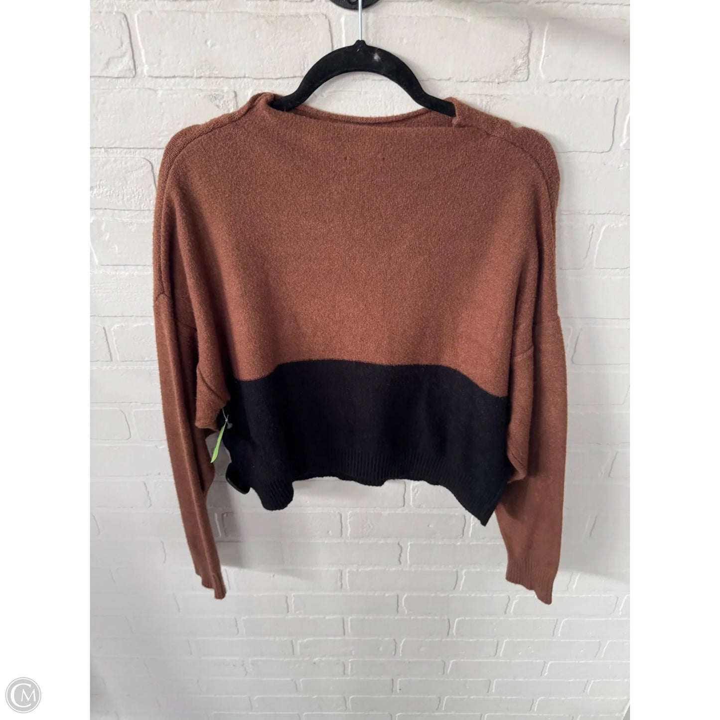 Sweater By Lucy Paris In Black & Brown, Size: S