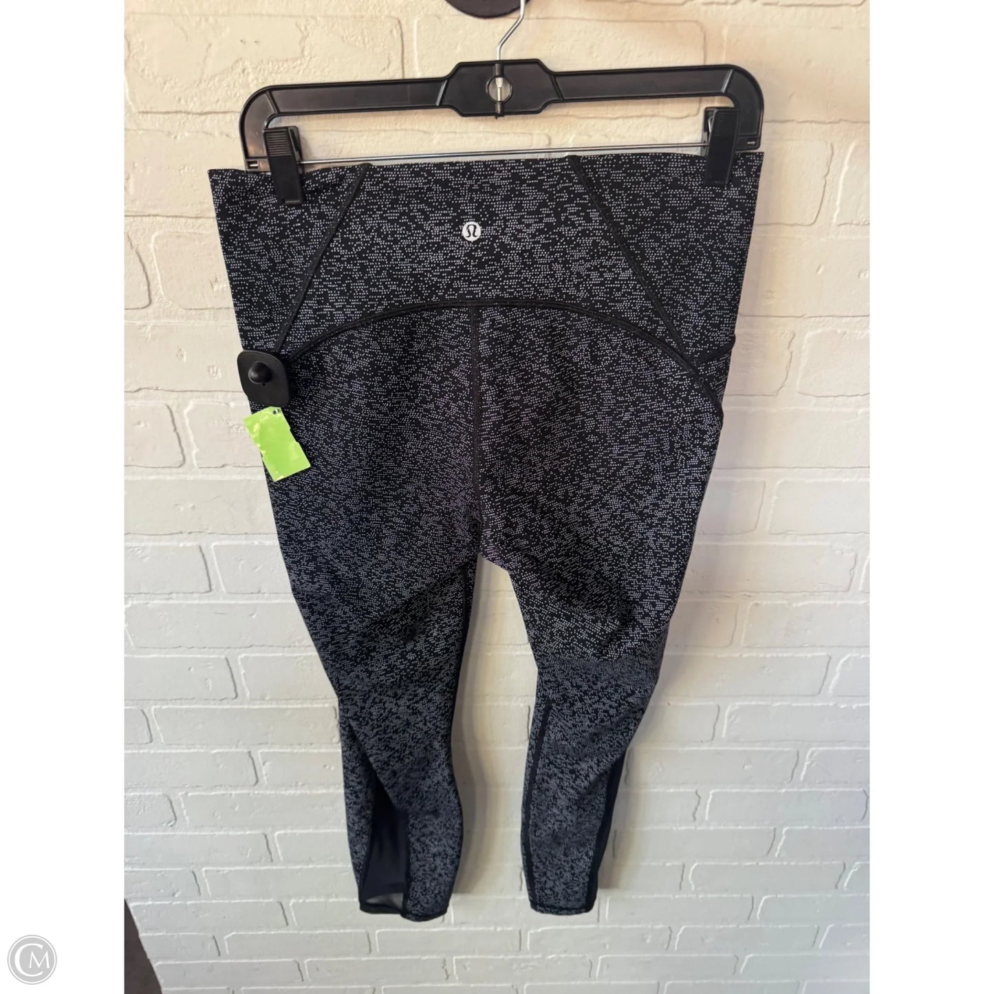 Athletic Leggings By Lululemon In Black & White, Size: 10