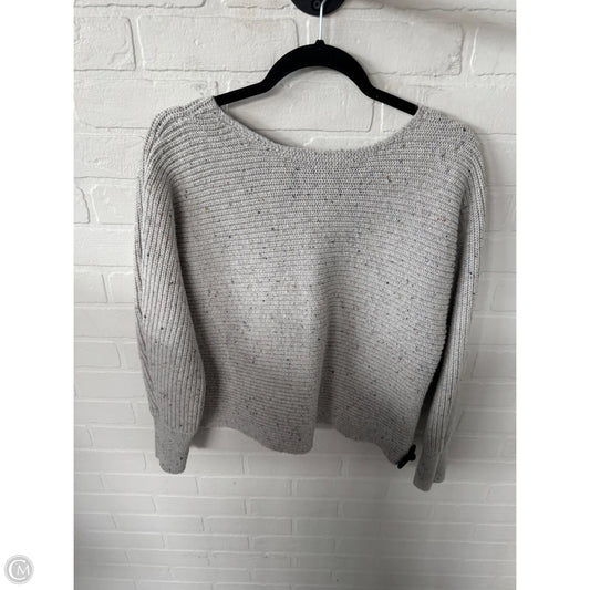 Sweater By Cabi In Grey & Tan, Size: M