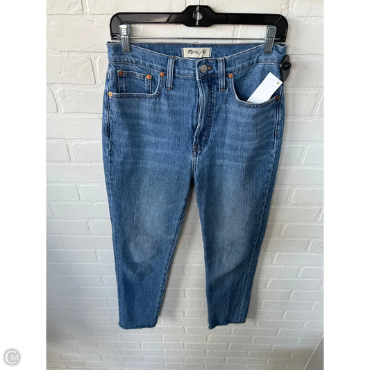 Jeans Straight By Madewell In Blue Denim, Size: 4l