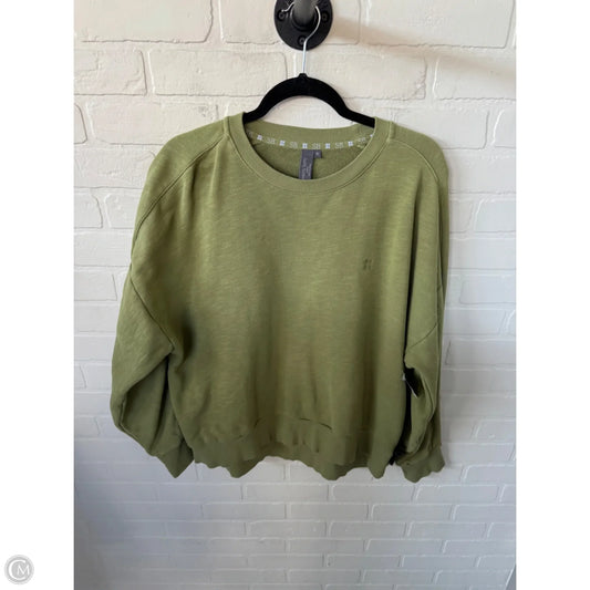 Athletic Sweatshirt Crewneck By Sweaty Betty In Green, Size: Xl