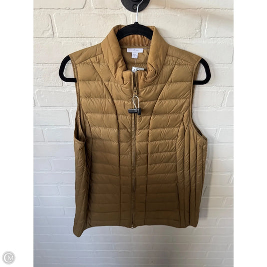 Vest Puffer & Quilted By J. Jill In Brown, Size: Lp