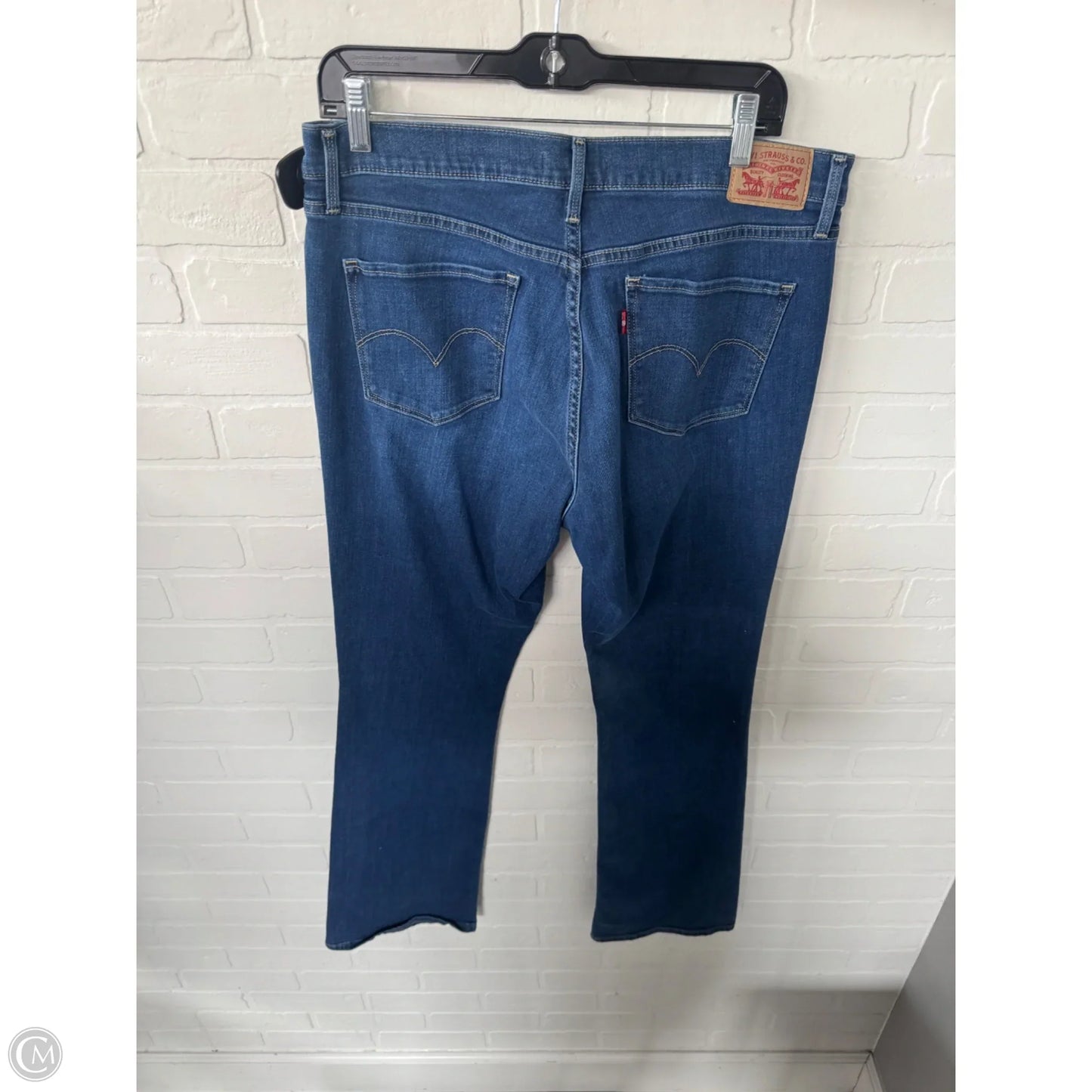 Jeans Boot Cut By Levis In Blue Denim, Size: 16