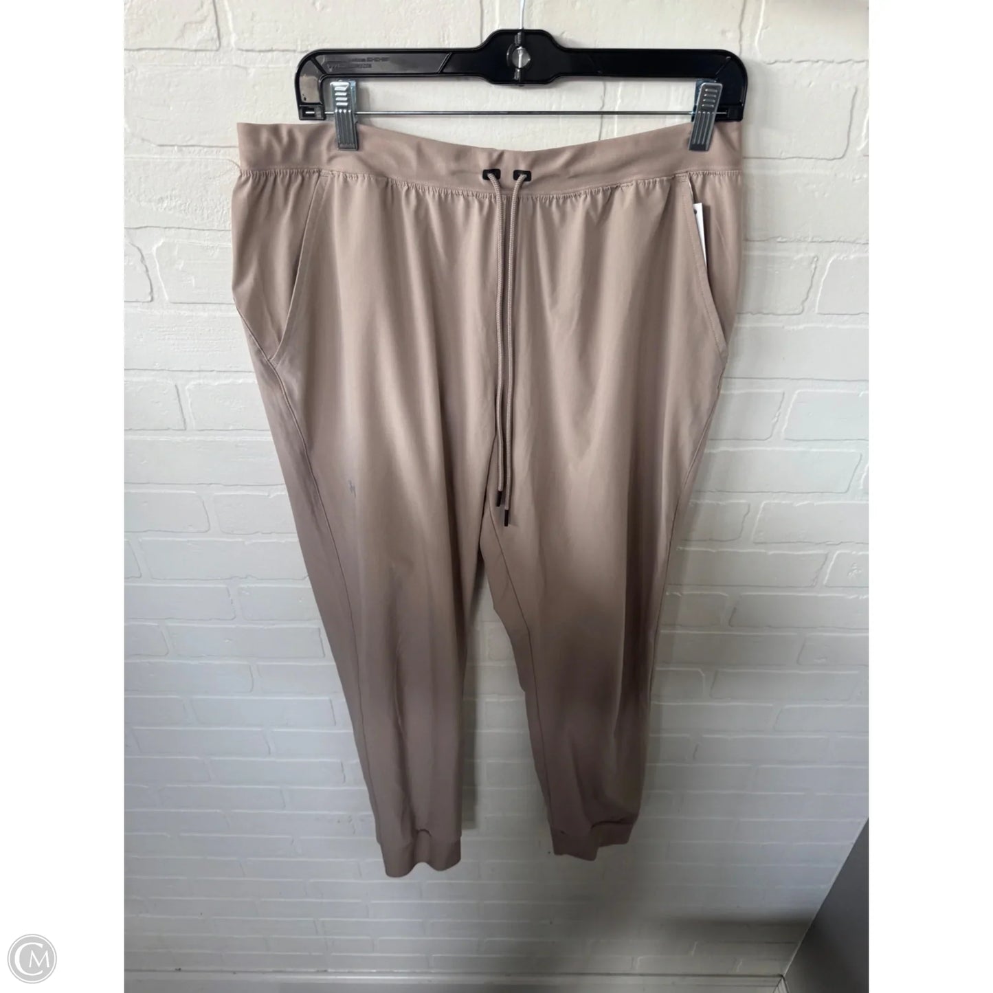 Athletic Pants By Under Armour In Tan, Size: 12