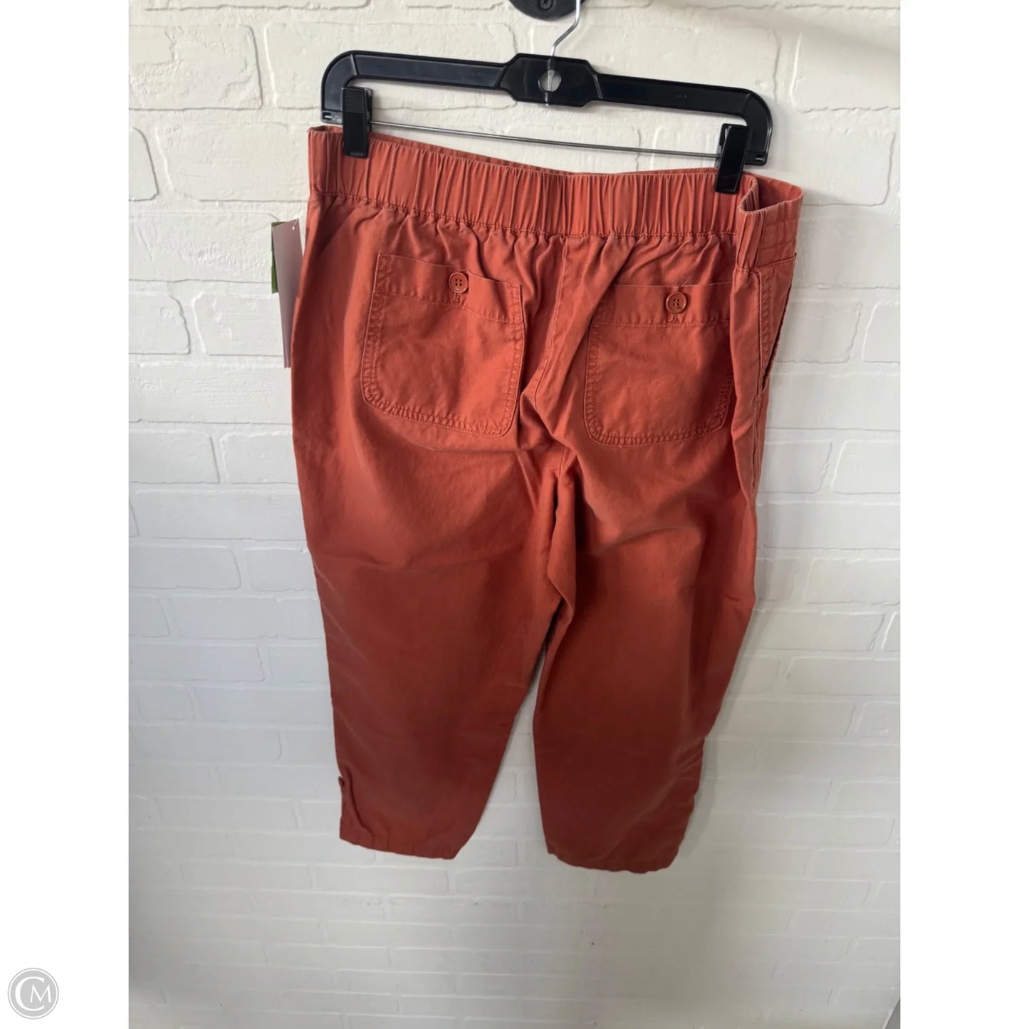 Pants Cropped By Talbots In Orange, Size: 14p