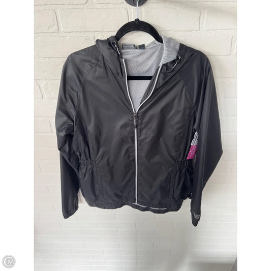 Jacket Windbreaker By New Balance In Black, Size: L