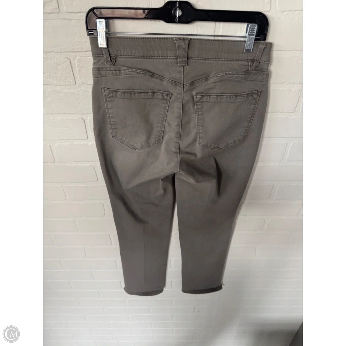 Jeans Straight By Wit & Wisdom In Brown Denim, Size: 4