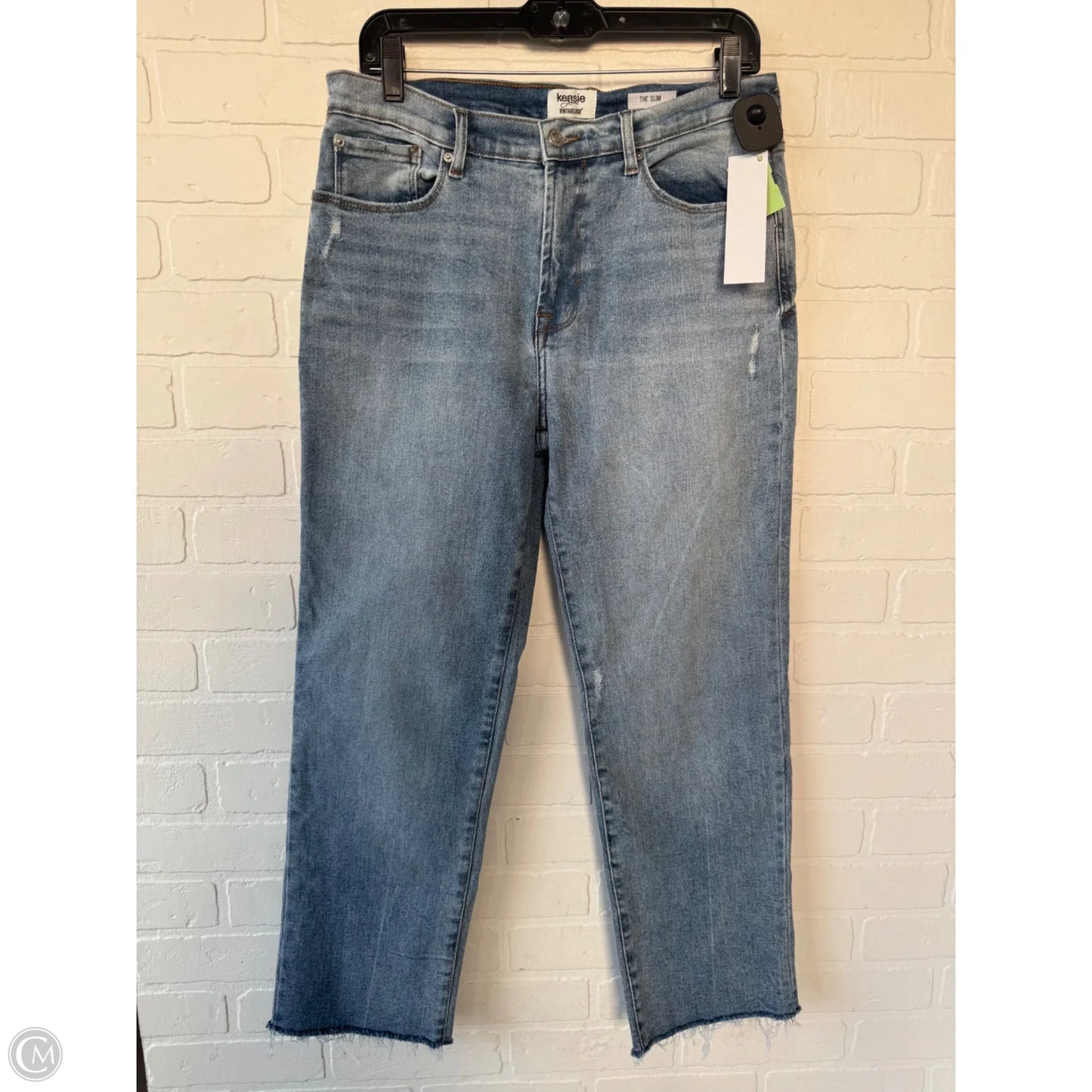 Jeans Straight By Kensie In Blue Denim, Size: 10