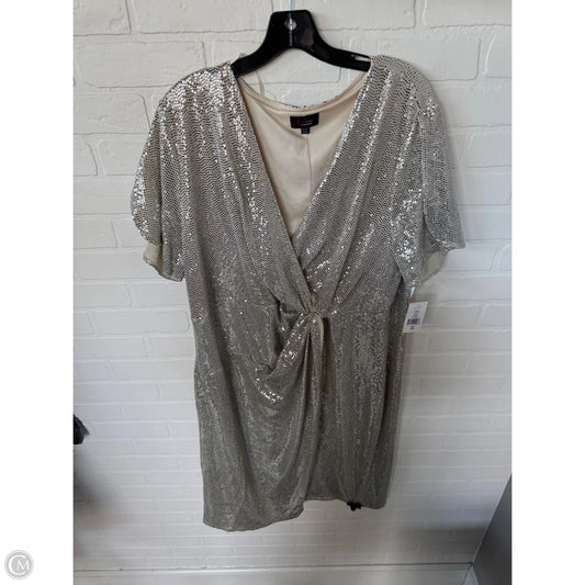 Dress Party Short By John Meyer In Gold, Size: 2x
