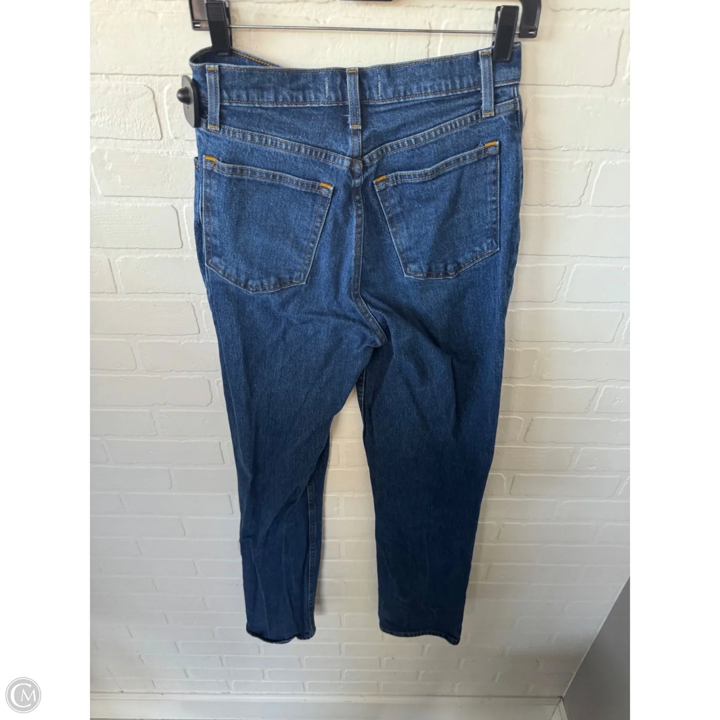 Jeans Straight By Abercrombie And Fitch In Blue Denim, Size: 4l