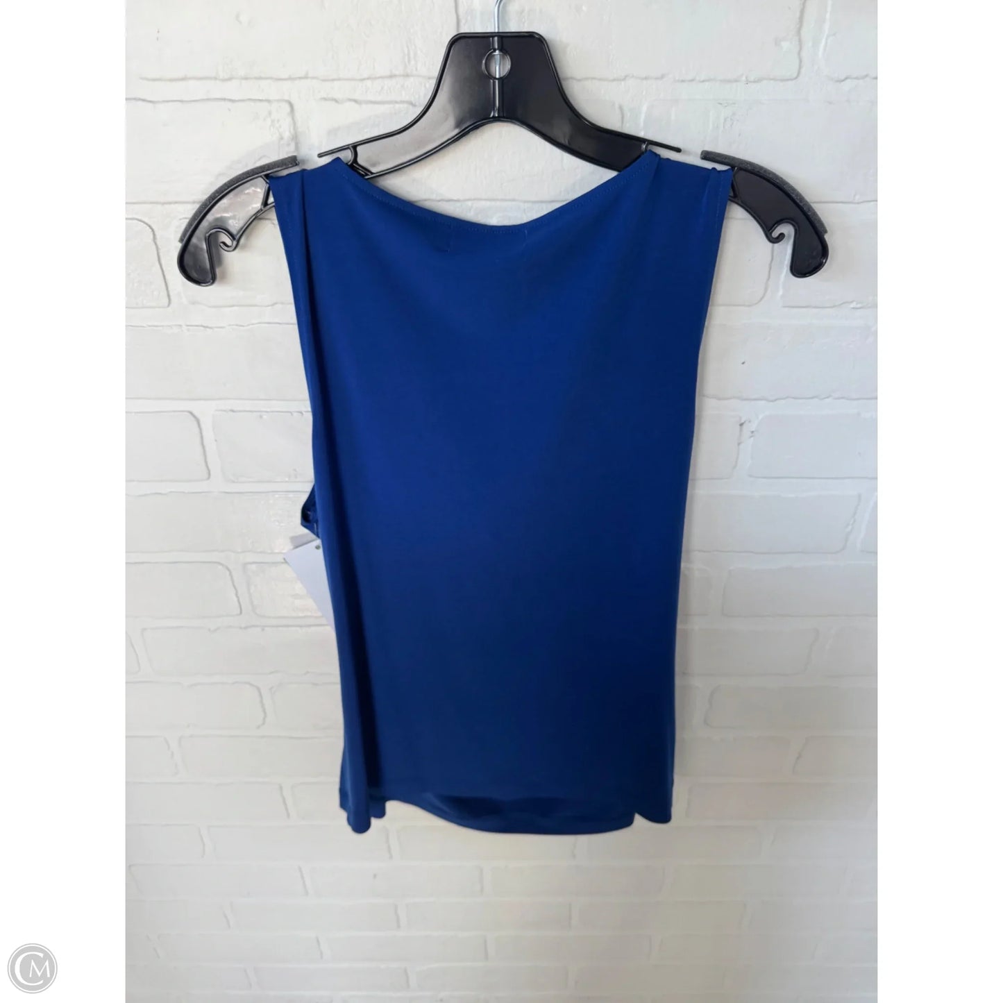 Top Sleeveless By Calvin Klein In Blue, Size: M