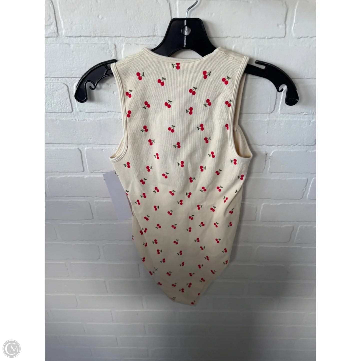 Bodysuit By Oqq In Red & Tan, Size: M