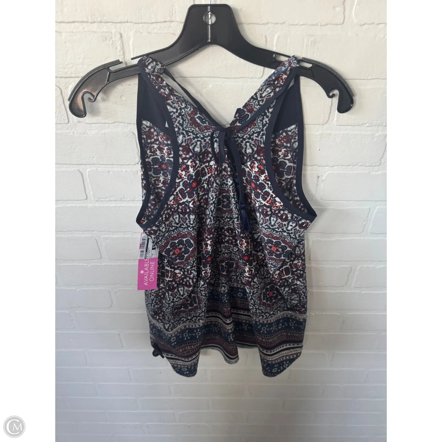 Top Sleeveless By Athleta In Blue & Brown, Size: Xs