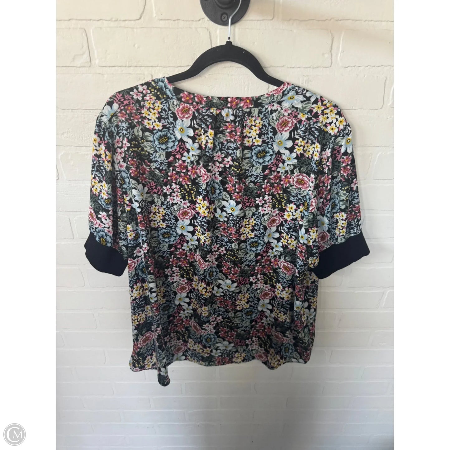 Top Short Sleeve By Catherine Malandrino In Floral Print, Size: Xl