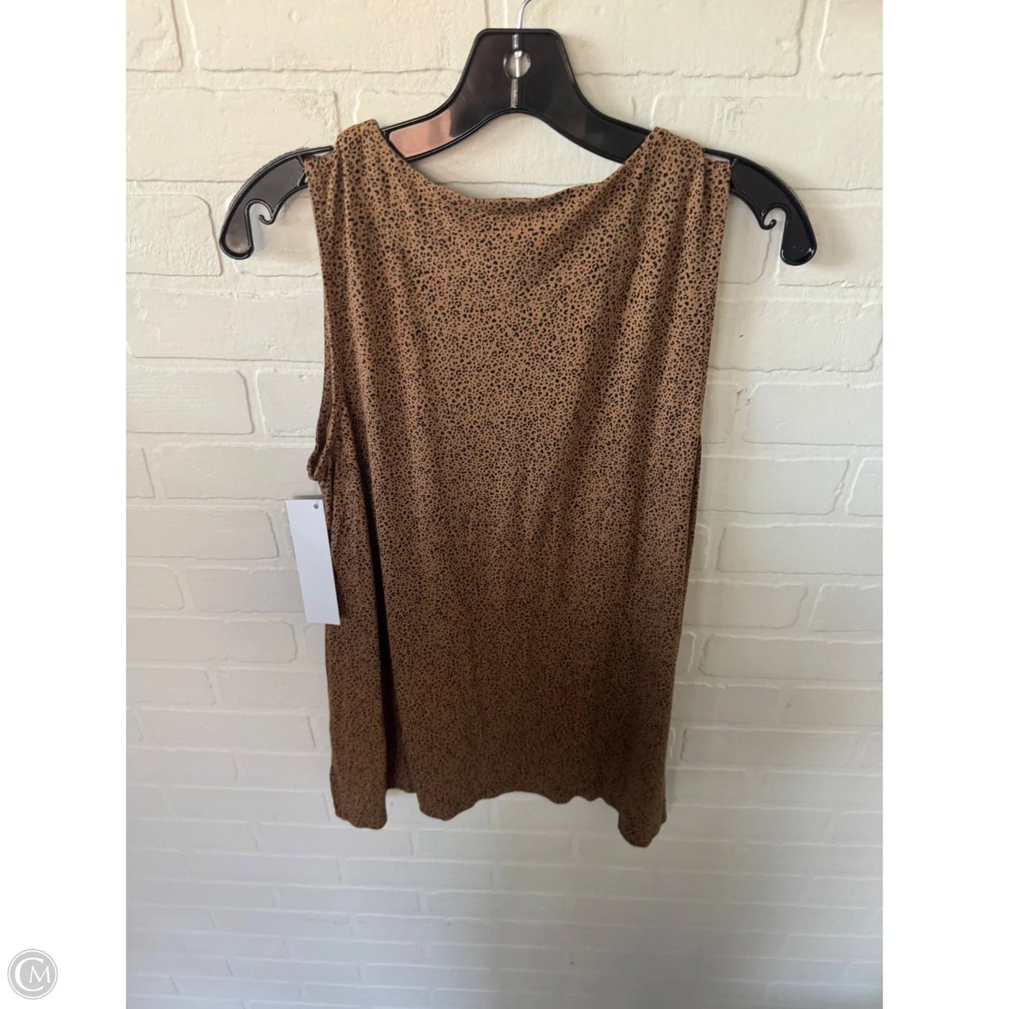 Top Sleeveless By J. Jill In Animal Print, Size: M