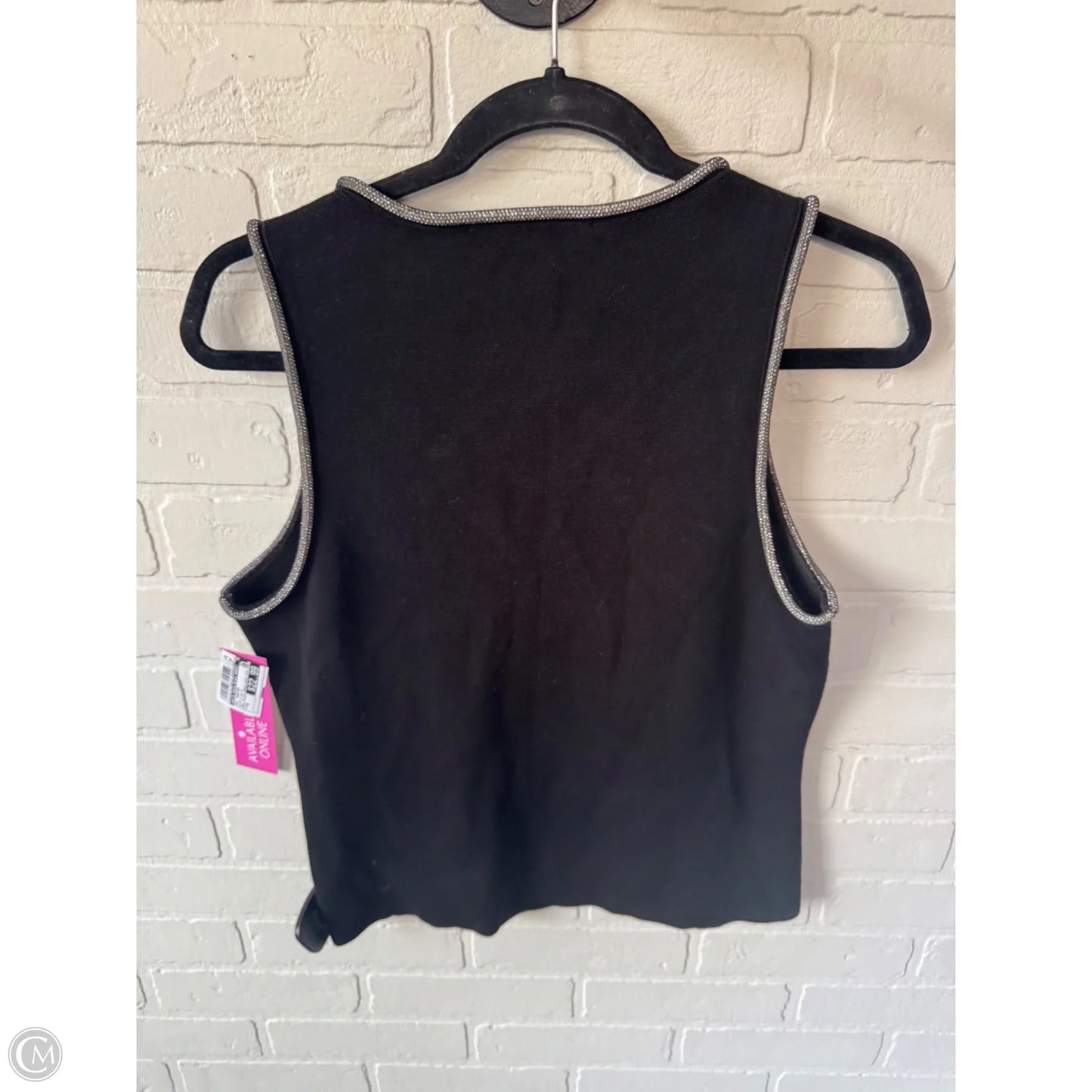 Vest Sweater By White House Black Market In Black & White, Size: M