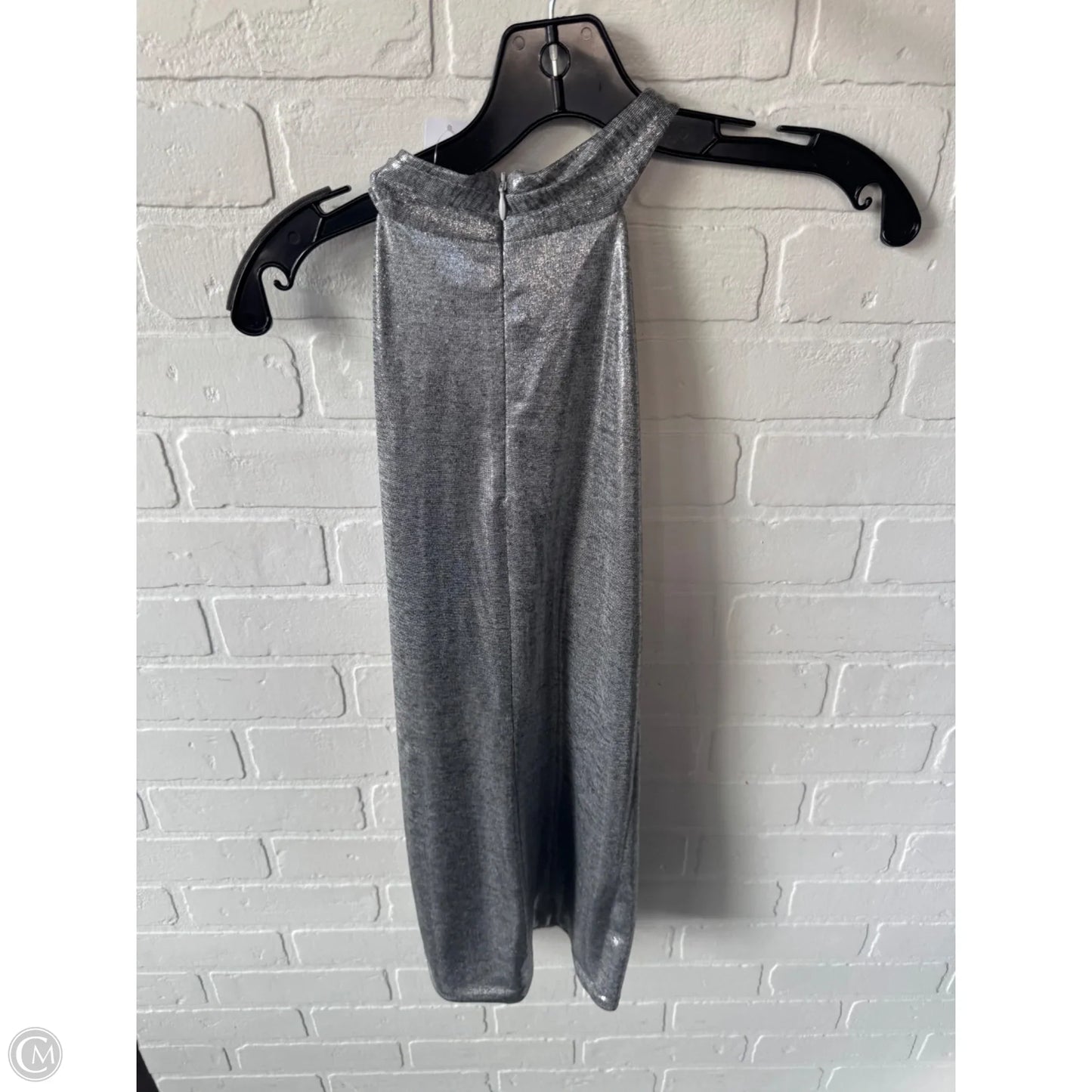 Top Sleeveless By White House Black Market In Silver, Size: M