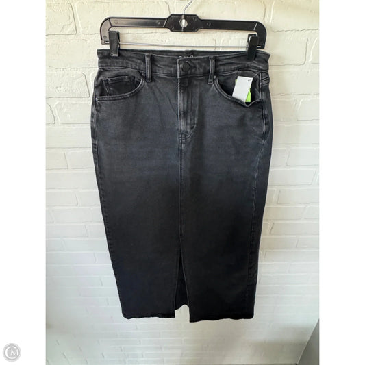 Skirt Maxi By Ana In Black Denim, Size: 4