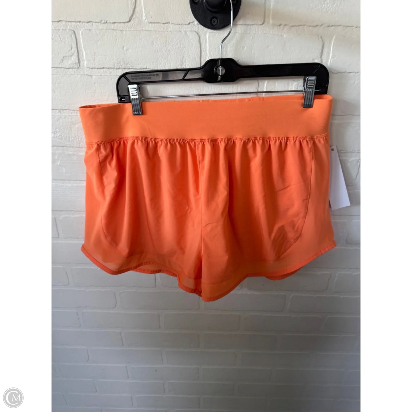 Athletic Shorts By Asics In Orange, Size: 16