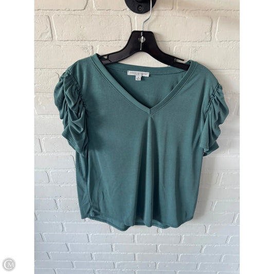 Top Short Sleeve By Green Envelope In Green, Size: M