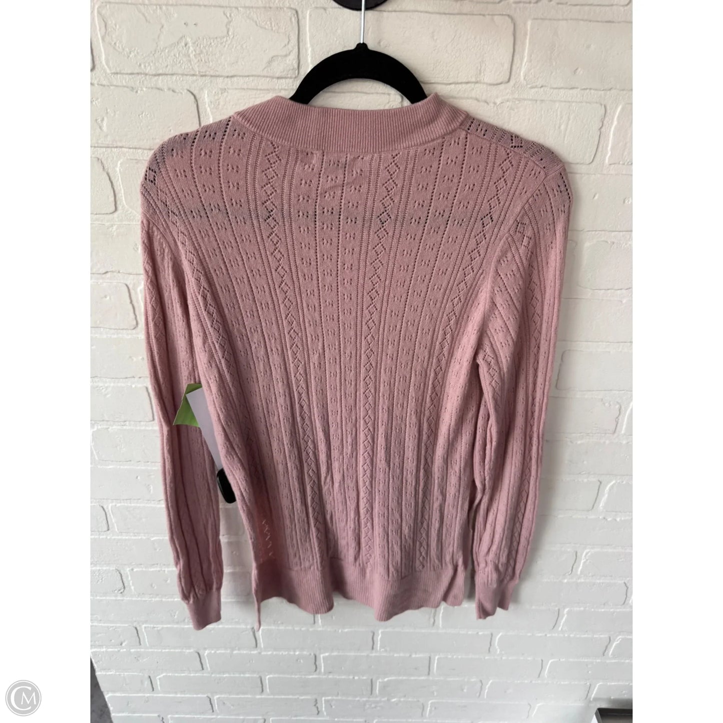 Sweater By Clothes Mentor In Pink, Size: L