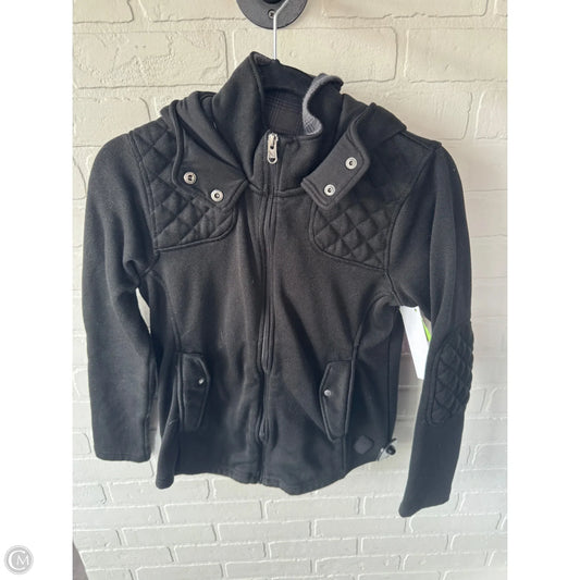 Jacket Faux Fur & Sherpa By Eddie Bauer In Black, Size: M