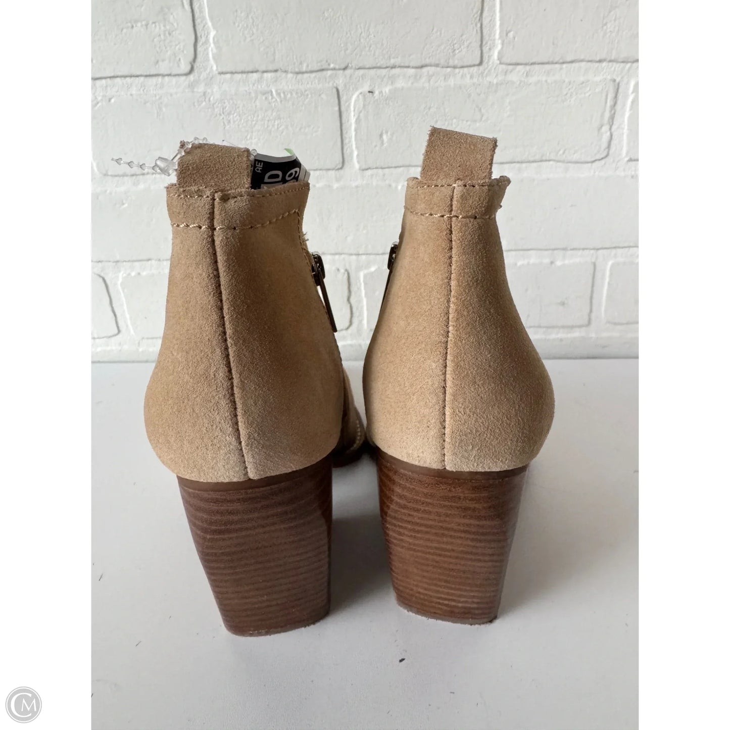 Boots Ankle Heels By Gianni Bini In Tan, Size: 9
