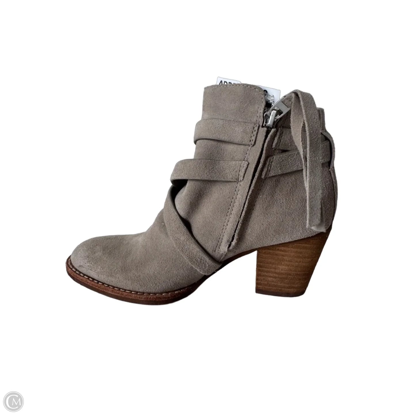 Boots Ankle Heels By Sam Edelman In Grey, Size: 6.5