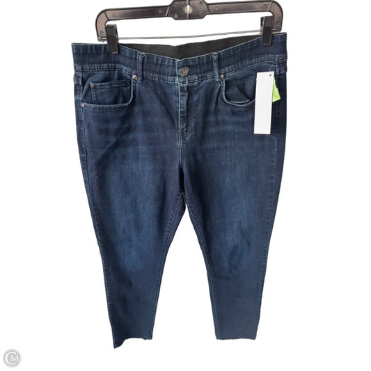 Jeans Skinny By Inc In Blue Denim, Size: 12